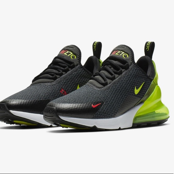 Nike Shoes - air max 270 - green and black